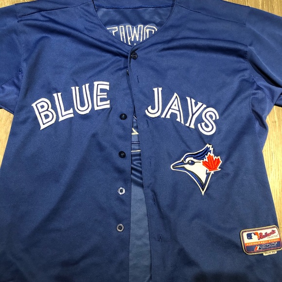 Troy Tulowitzki majestic BlueJays jersey men’s XL - Picture 2 of 4